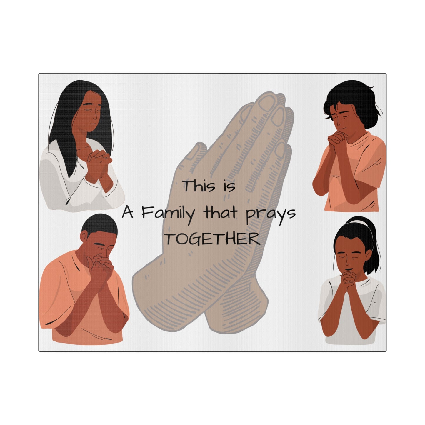 A Family that Prays Wall Decor