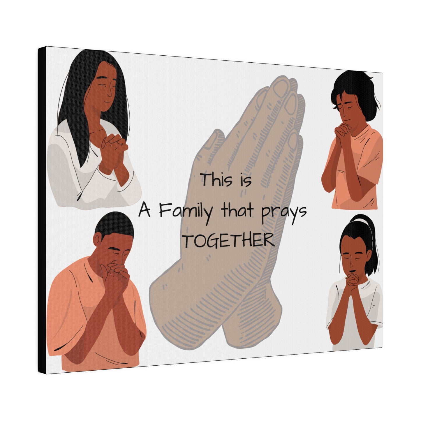 A Family that Prays Wall Decor