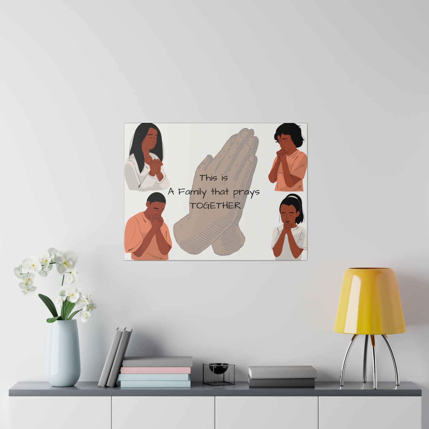 A Family that Prays Wall Decor