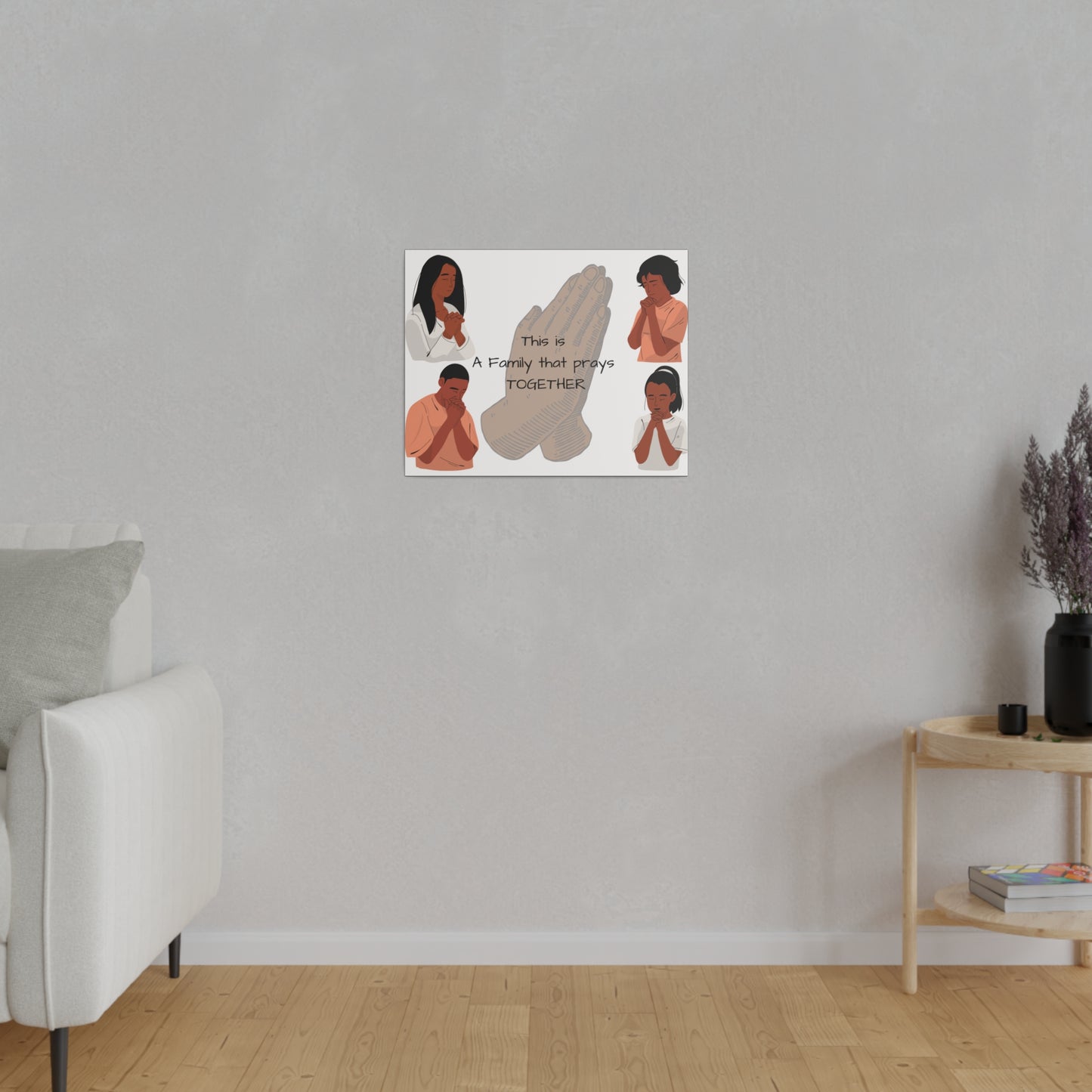 A Family that Prays Wall Decor